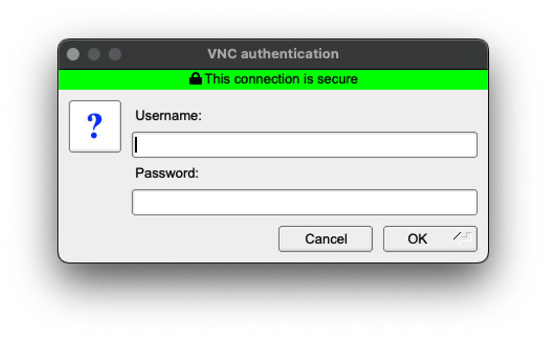 Connecting to Raspberry Pi with TigerVNC using username and password