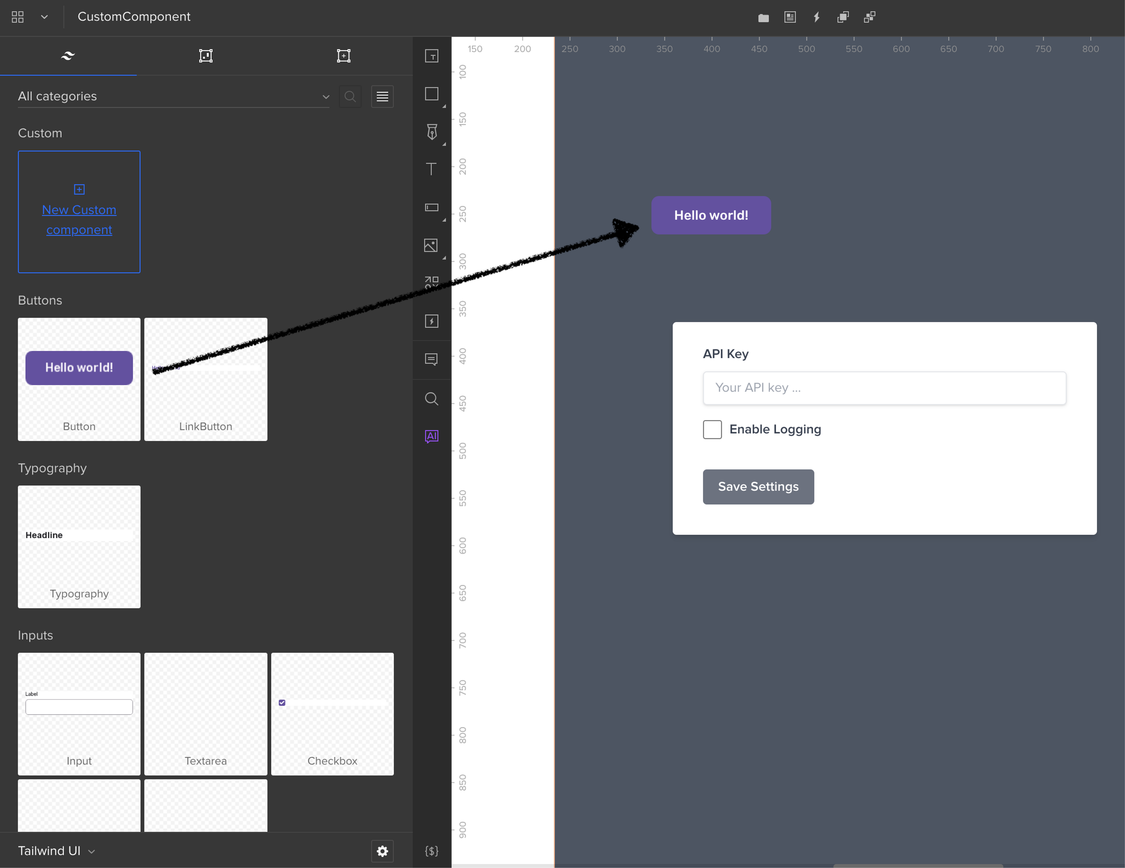 Dragging and Dropping Tailwind Components with UXPin